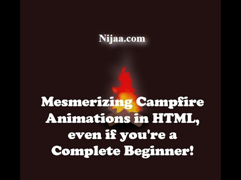 Campfire Animation Tutorial for Beginners - HTML/ CSS - YouTube
