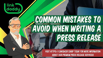 Common Mistakes to Avoid When Writing a Press Release
