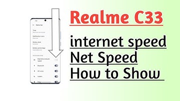 Realme C33 internet speed Net Speed How to Show