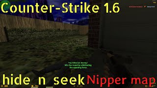 Counter-Strike 1.6 hide_n_seek (Nipper Map) online gameplay - September 2024