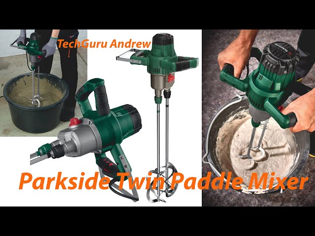 Parkside Twin Paddle Mixer PDRW 1800 B1 REVIEW - YouTube