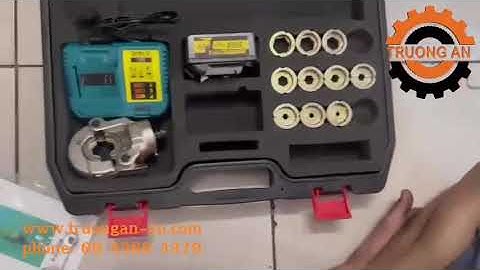 KÌM ÉP COS THỦY LỰC DÙNG PIN EK 300A VÀ CẮT CÁP EK 300B