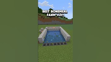 Part 1 : Best Bonemeal Farm In Minecraft! (1.21+) #minecraft #survival #minecraftfarm