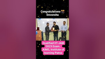Devanshu kumar | IIT-JAM 2023 Qualified #iitjam #bscmaths #university