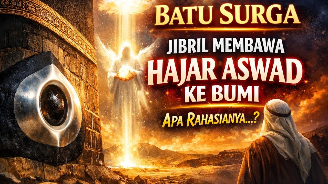 ASAL USUL HAJAROL ASWAD,DIA MENJADI SAKSI DI SIAPA YANG MENCIUMNYA