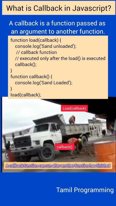 What is callback in javascript 🤔 - YouTube