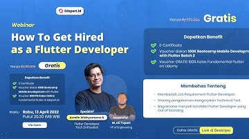Webinar Flutter | How to Get Hired as a Flutter Developer