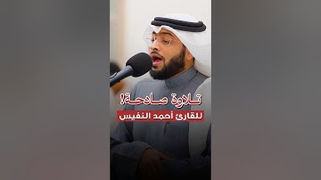 تلاوة صادحة! - للقارئ أحمد النفيس 🤍🎧..