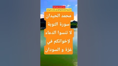 محمد الحيدان سورة التوبة #duet #المصحف #تيك_توك #قران_كريم #حالات_واتس #لايك #ترند  #اكسبلور