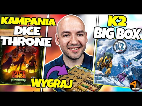 PLANSZÓWKOWE NEWSY #63 (DICE THRONE S2, GNIEW ANIOŁÓW, WYSPY TUKANA, K2: BIG BOX, ZAKRĘCONE WĘŻE...)