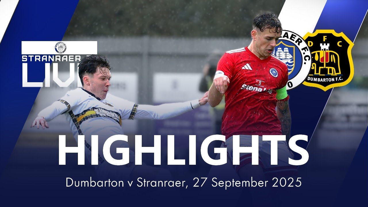 Главные моменты | Дамбартон 1-2 Странрар, 27 сентября 2025 г.