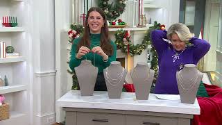 UltraFine 950 Silver Interchangeable 4 Chain Necklace, 29.7g on QVC