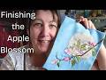 Watch Me Finish This Lovely Apple Blossom Embroidery