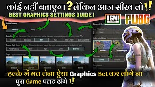 Best Graphics Setting For BGMI & PUBG MOBILE | Low Device Graphic Setting | 60fps Vs 90fps Vs 120fps