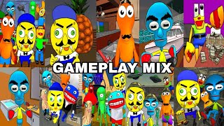 All Sponge Neighbors Level 1. Gameplay Mix (Sponge Edition) Evolution 2017 - 2020 screenshot 3