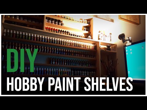 DIY Paint Storage Shelf - Create and Babble