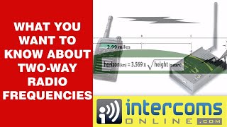 Two-Way Radio Frequencies - 888-298-9489