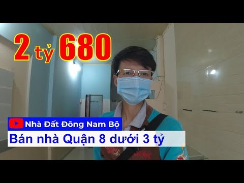 Bán nhà Quận 8, nhà 2 lầu hẻm 451 Phạm Thế Hiển P3 Q8, thông hẻm 154 Âu Dương Lân