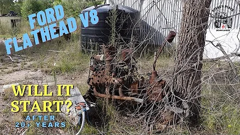 Will It Start? Abandoned Ford Flathead v8 sitting 30+ years