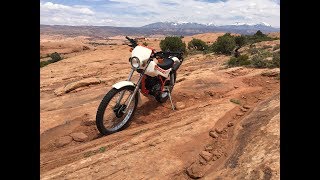 Slickrock in Moab Practice Loop on Vintage Trials