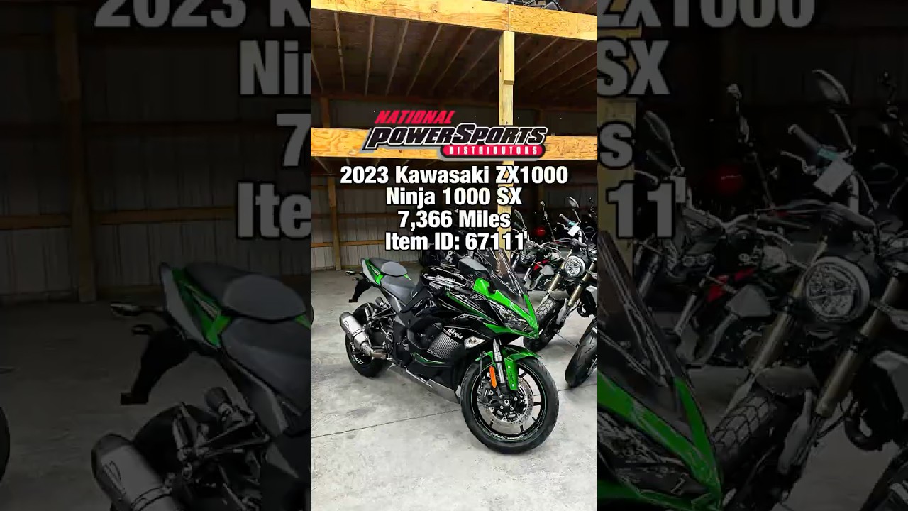Bike Of The Day: 2023 Kawasaki ZX1000 Ninja 1000 SX - YouTube