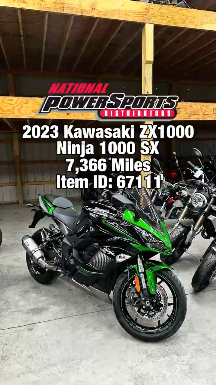 Bike Of The Day: 2023 Kawasaki ZX1000 Ninja 1000 SX - YouTube