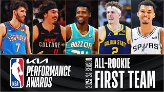 The BEST Of The 202324 Kia NBA AllRookie First Team!