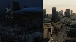 Submarine in the city VFX breakdown - Underwater conversion visual effects breakdown