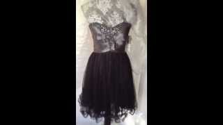 Black & Silver Onyx Nite Dress for Sale on ebay Black & Silver Onyx Nite Dress for Sale on ebay