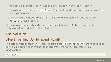 How to Autoassign Roles to New Members in Discord Guild with Python