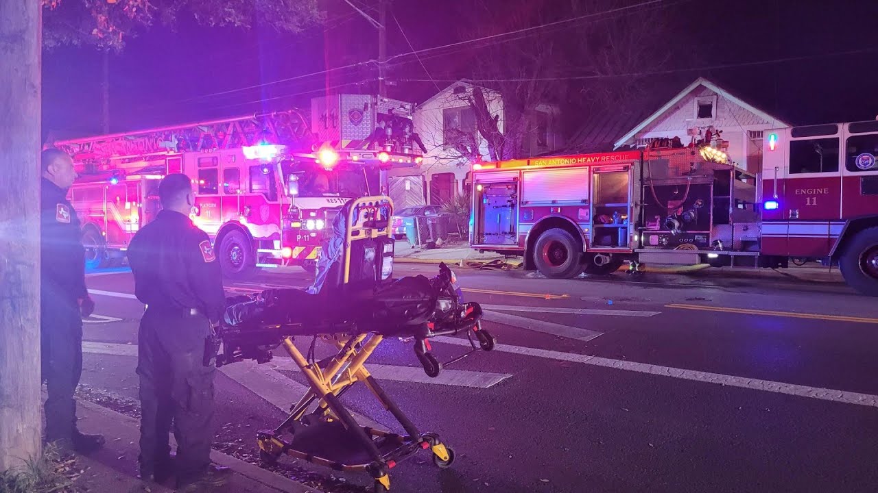 Woman rescued from house fire runs away before being treated for smoke ...