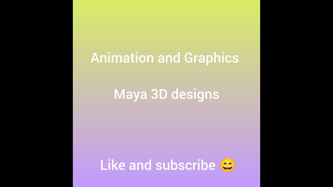 3D models using Maya Software - YouTube