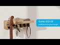 Настінний тримач для гітари та аксесуарів Guitto GGS-09