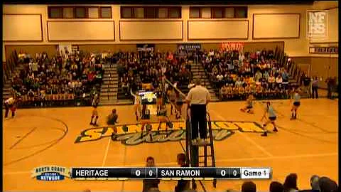 San Ramon Valley #6 Katherine Claybaugh starts the game with a big kill