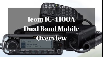 Icom IC-4100A Dual Band Mobile Overview