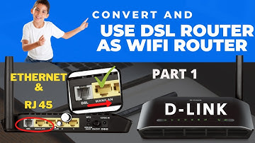 DLink router convert to WAN router part 1 | Convert Modem to WAN router