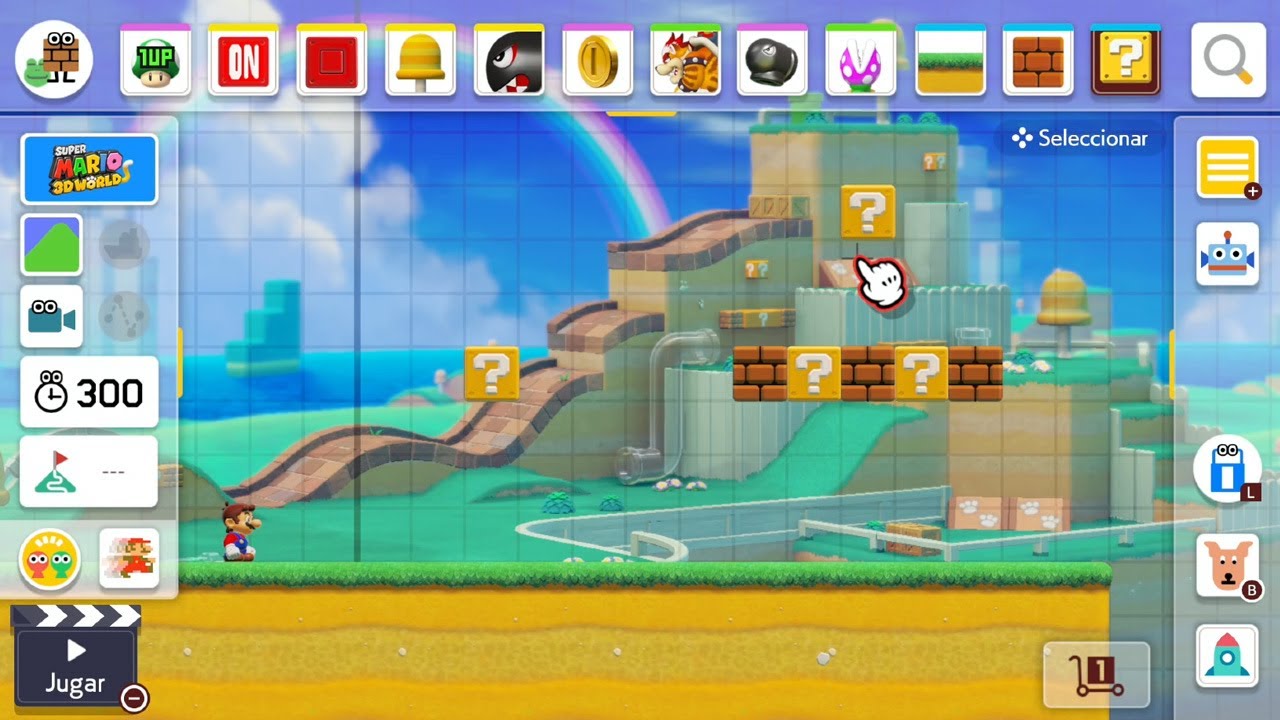 SUPER MARIO MAKER 2 / Editor de niveles de Nintendo Switch | Nivel 1-1 ...