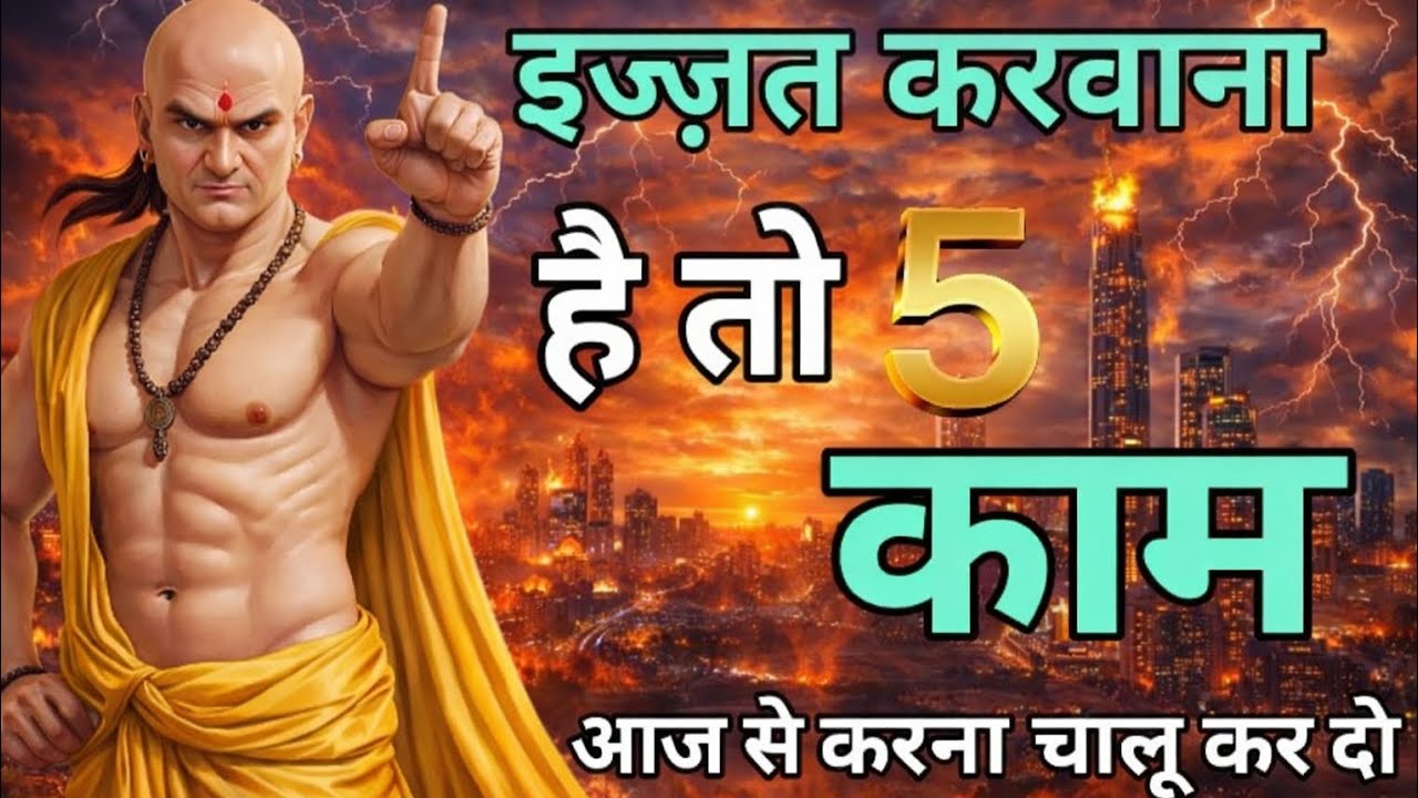 इज़्ज़त मांगने से नहीं | ये 5 काम करने से मिलती है | Chankya Niti Motivation 🔥 Chanakya Niti