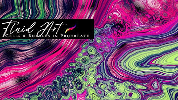 How to Make Fluid Art with Cells in Procreate