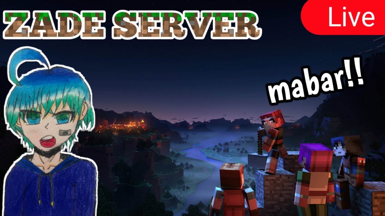 MAIN BARENG DI SERVER ZADE MULTIPLAYER MINECRAFT JAVA/MCPE - LIVE ...