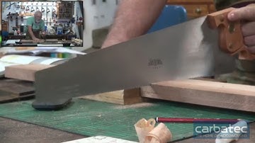 How to Cut Straight with a Hand Saw - Back 2 Basics with Steve Hay
