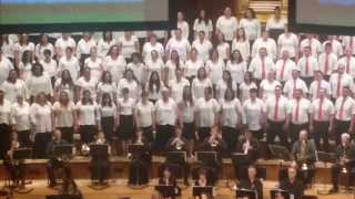 Video thumbnail of "Silent Night - LDS Regional Christmas Choir Auckland, Fri 5th Dec 2014"