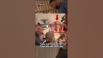 Taylor and Travis at 1587 Prime after the Chiefs game❤️ #TaylorSwift #TravisKelce #swifties #shorts