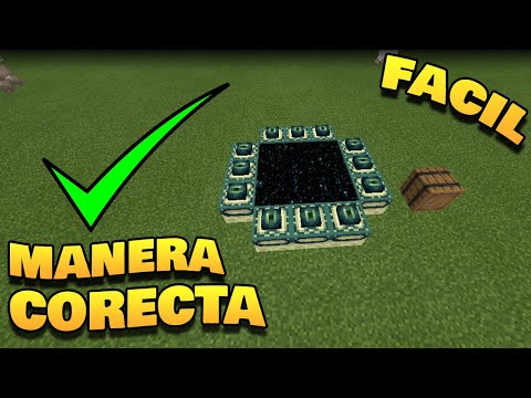 ✔como hacer el PORTAL al END o al ENDER DRAGON?FACILMENTE en Minecraft Bedrock/PE 2021 TUTORIAL◀