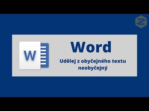 7. Word 2020 od základů po profesionála – Efektivní způsoby výběru textu