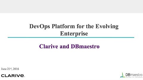 Devops Platform for the Evolving Enterprise