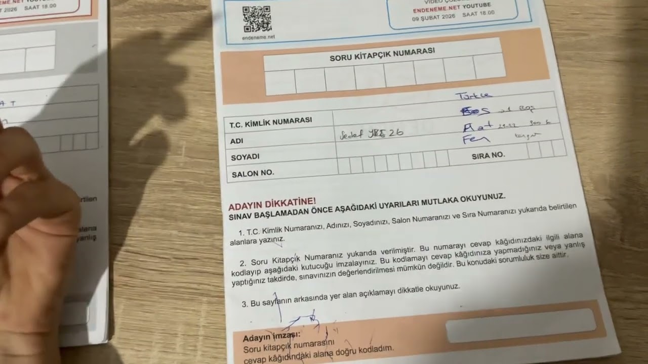 EN DENEME TÜRKİYE GENELİ  TYT—AYT YORUMUM #endenmetyt #ayt 