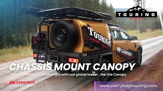 Carryboy Touring invites you to embark on unforgettable wilderness expeditions. Chassis Mount Canopy