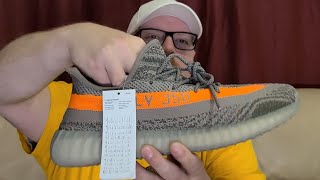$56 DHGATE Yeezy 350 V2 Beluga Unboxing, Review, UV and on foot