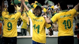Neymar, Marcelo, David Luiz \u0026 Alves ● Tchu Tcha Tcha ● Let's celebrate ● HD ● Brazilian